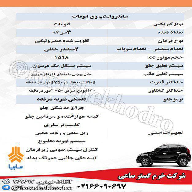 کاتالوگ ساندرو استپ وی